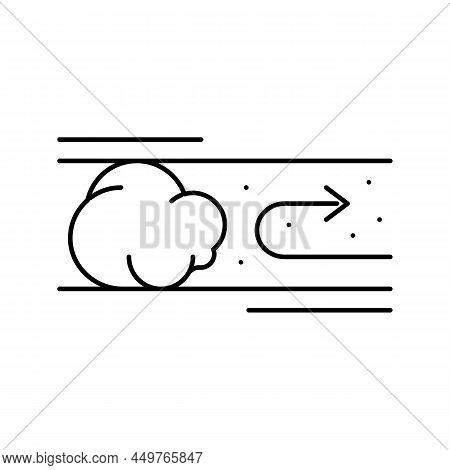 Vascular Occlusion Line Icon Vector. Vascular Occlusion Sign. Isolated Contour Symbol Black Illustra