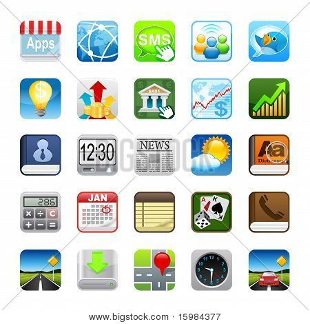 Telefoon web icons