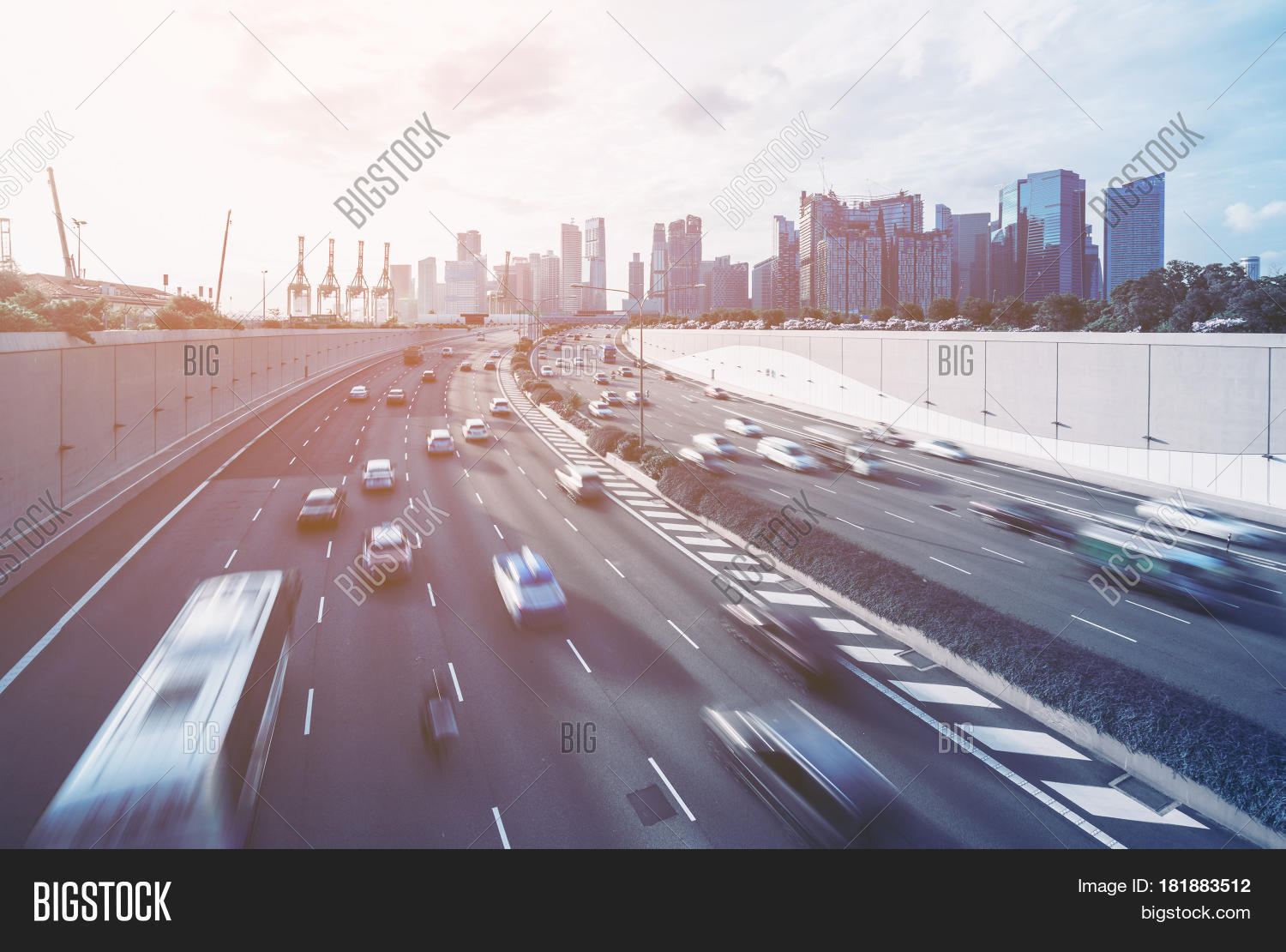 Busy Road City Image & Photo (Free Trial) | Bigstock