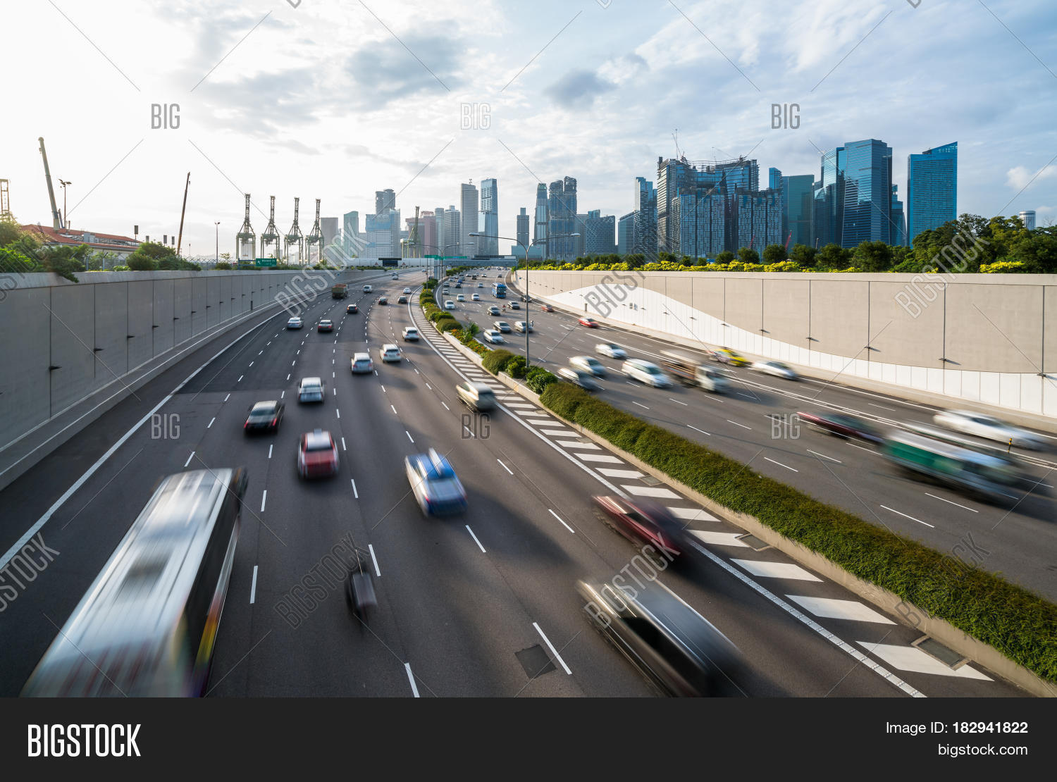 Busy Road City Image & Photo (Free Trial) | Bigstock