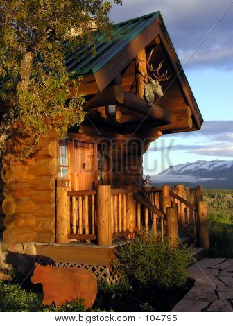 Log House Entryway