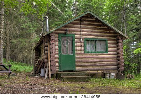 Rustic Old Log Cabin