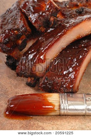 Heerlijke Bbq Ribs met pittig saus