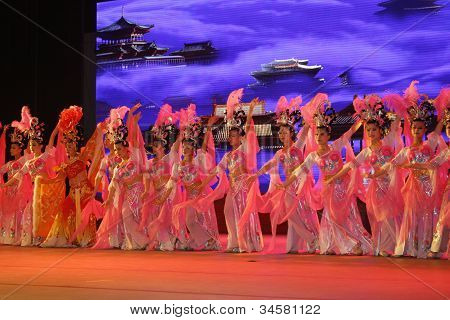 Theater van dansen in Xi'an / Xian, China