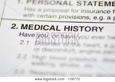 Paperwork #1 - Medical History