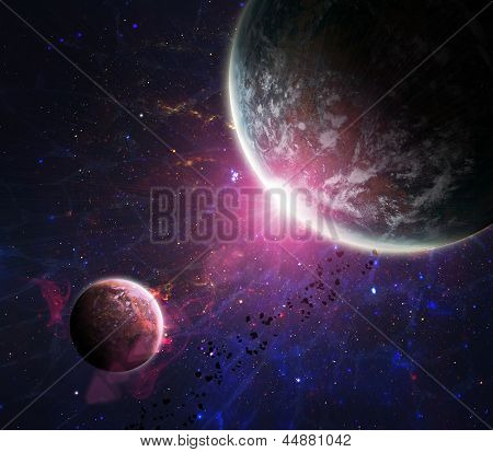 Beautiful space background