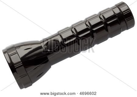 Black Steel Flashlight