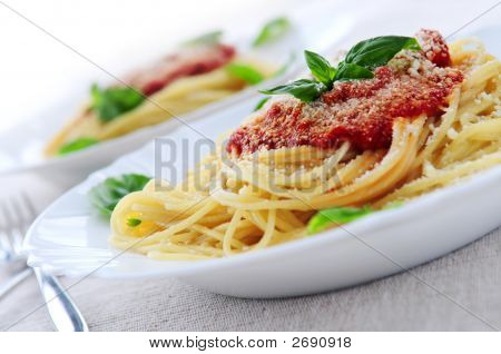 Pasta en tomatensaus