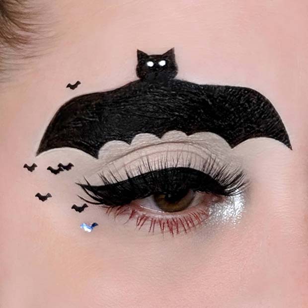 Bat Eye Makeup