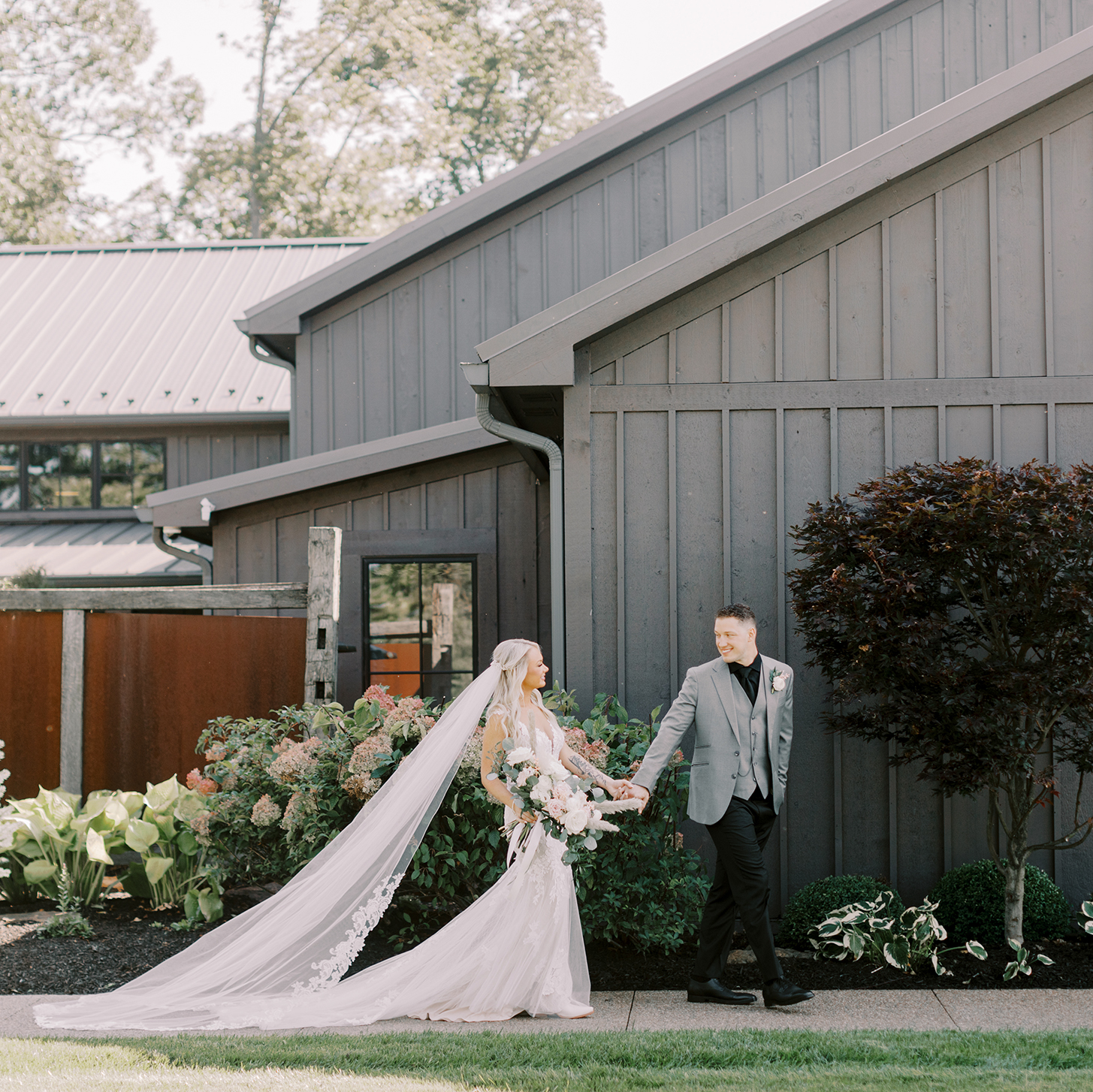 Jamie + Chris | Rustic Wedding Day at The Barn at Bay Horse Inn