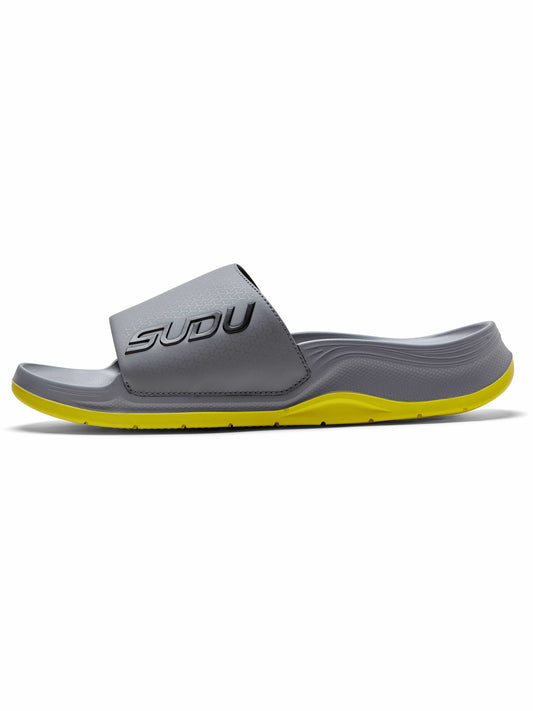 SUDU SVS 01 Recovery Slides - Grey/Yellow UK 6 Recovery Slider