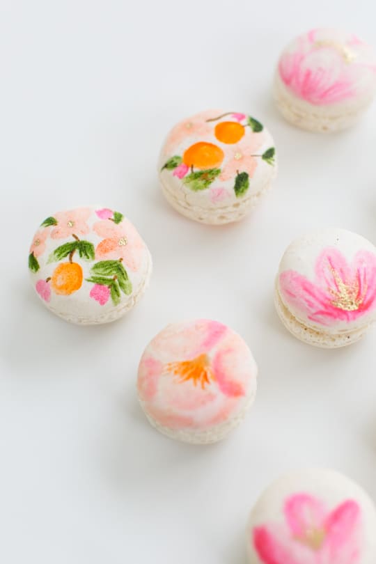 DIY floral macarons | sugar & cloth