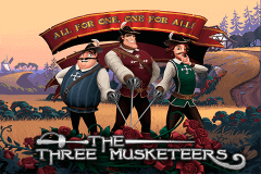 logo the three musketeers playtech spelauatomat 