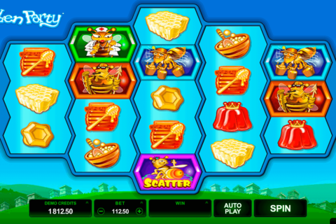 pollen party microgaming casino slot spel 