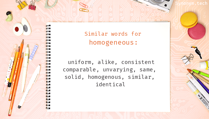 Homogeneous Synonyms