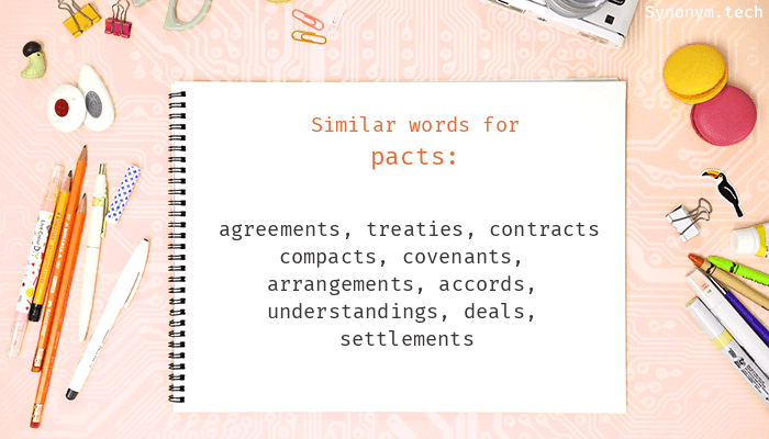 Pacts Synonyms