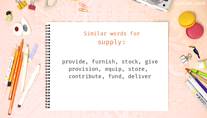 Supply Synonyms