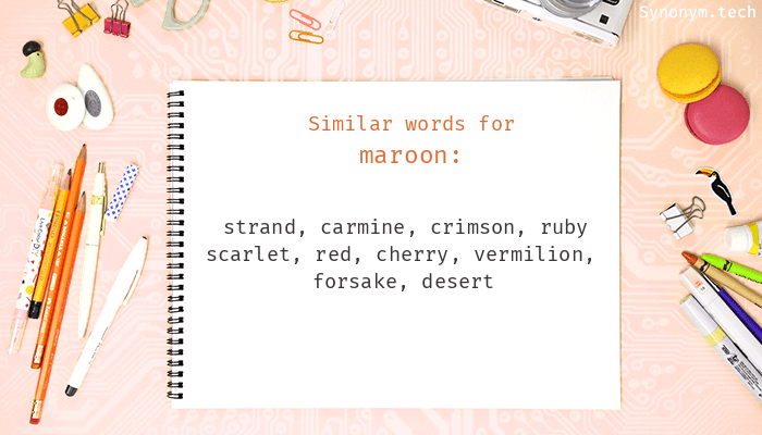 Maroon Synonyms